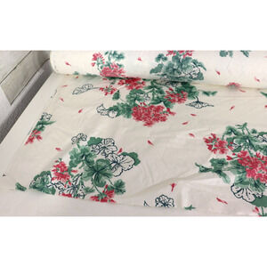 Robert Allen Fabric Geranium Scancelli Vintage Floral Spring Shabby Garden BTY
